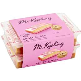 Mr Kipling Cake Angel Slice 6pk