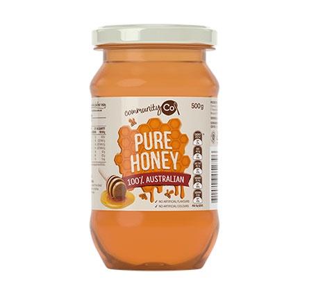 Community Co Pure Honey Jar 500g