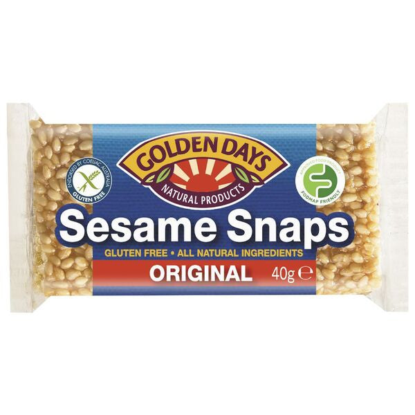 Golden Days Sesame Snaps GF 40g 4pk