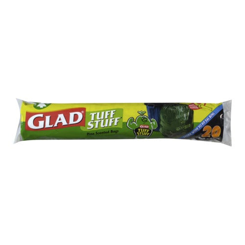 Glad Garbage Bags Tuff Stuff Pine Scented Roll 56L 20pk