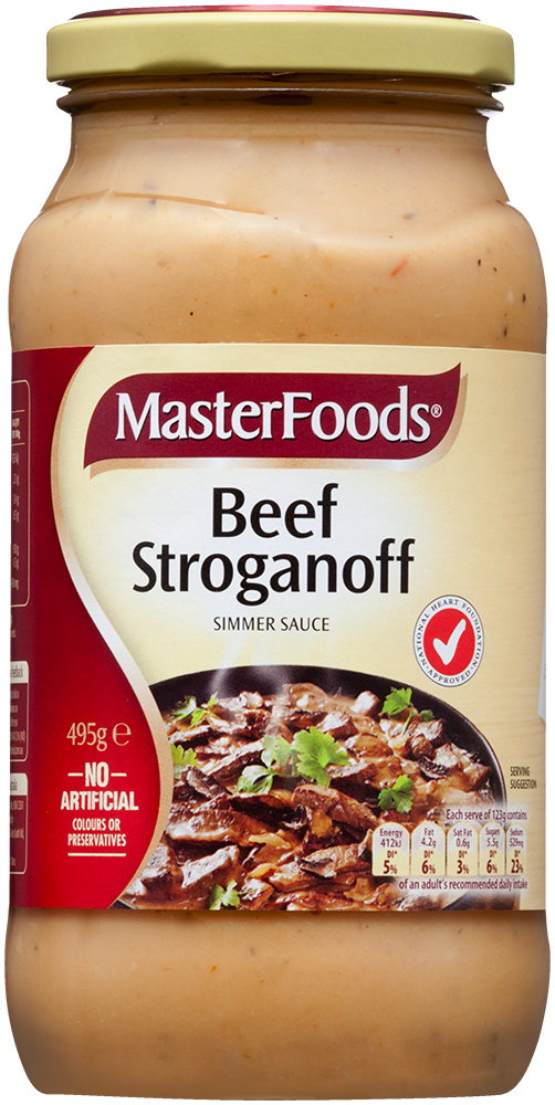 Masterfoods Beef Stroganoff Cooking Sauce 495g