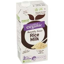 Macro Organic Rice Milk 1L