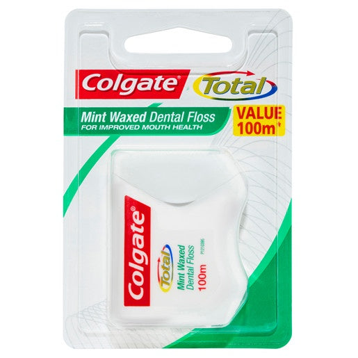 Colgate Waxed Dental Floss Mint 100m