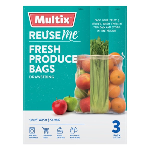 Multix Produce Bags Reuse 3pk