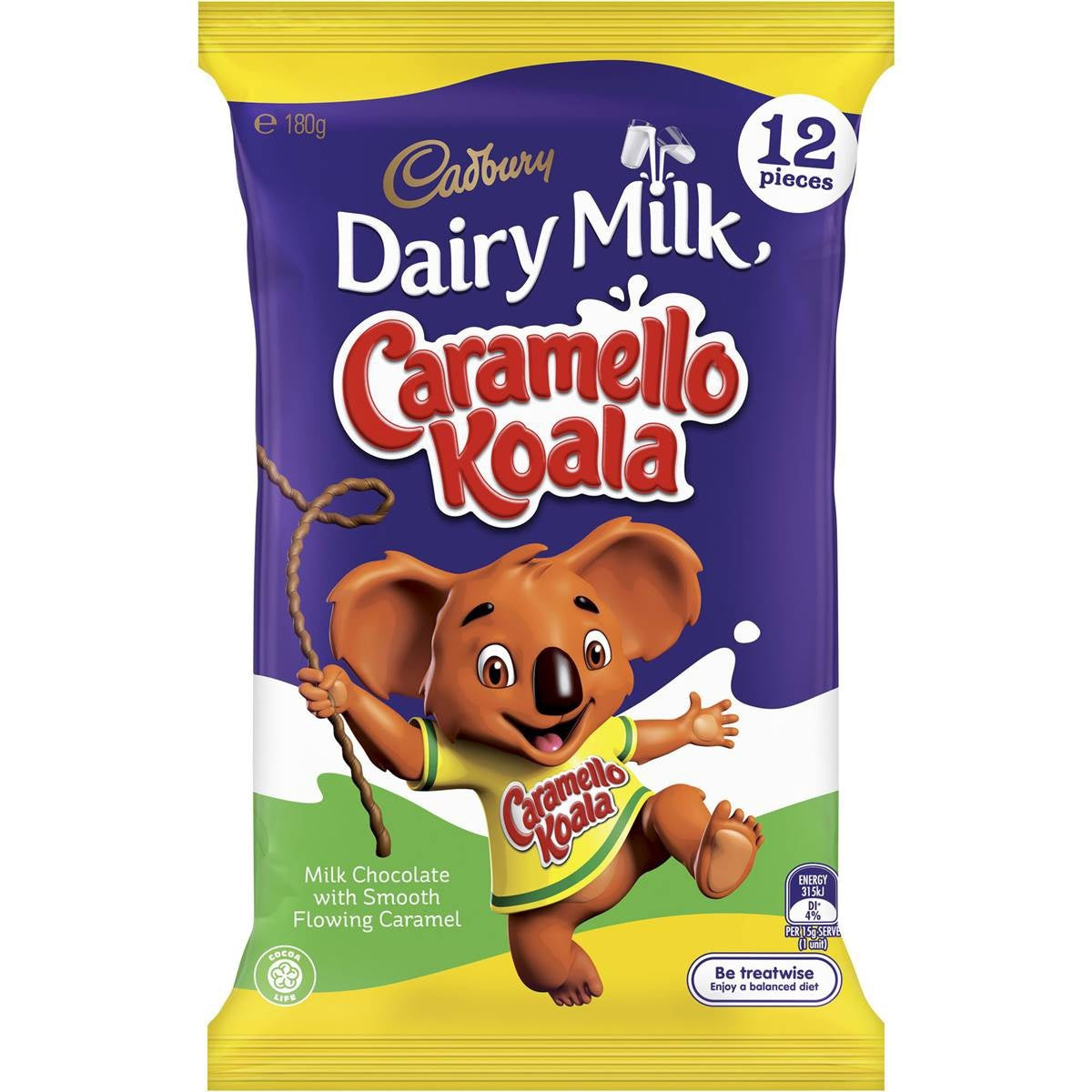 Cadbury Caramello Koala Sharepack 180g 12pk