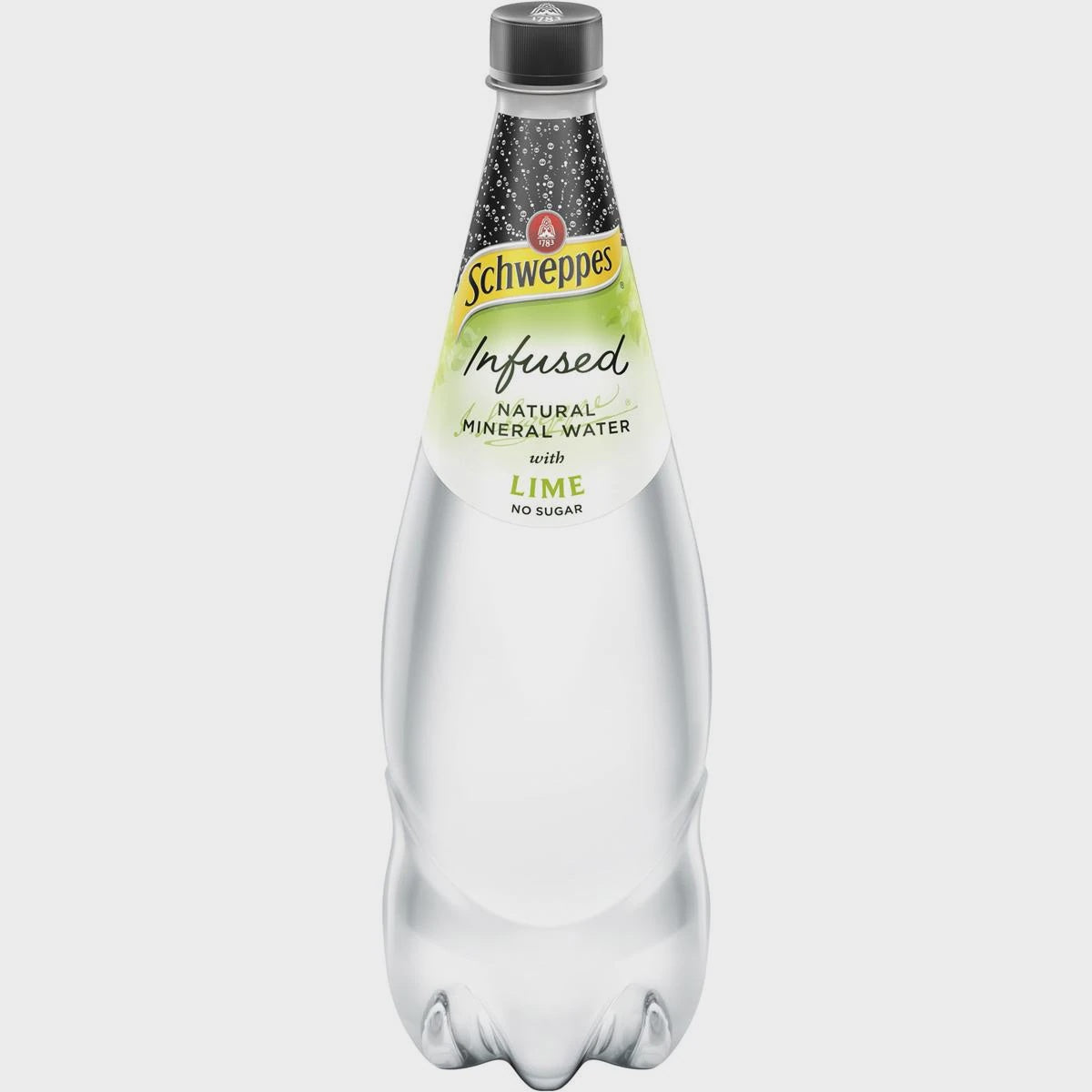 Schweppes Mineral Water Infused Lime 1.1L