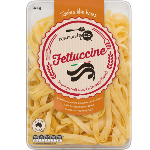 Community Co Fettuccini Pasta Fresh 375g