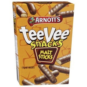 Arnotts Tee Vee Snacks Malt Sticks 175g