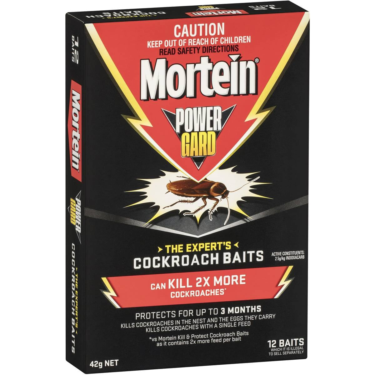 Mortein Powergard Cockroach Baits 12pk