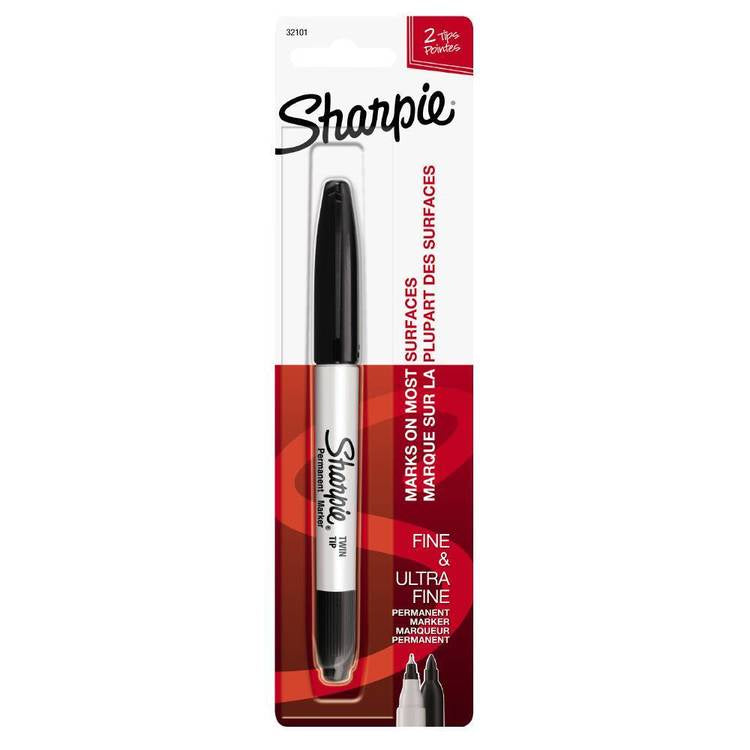 Sharpie Twin Tip Marker Black