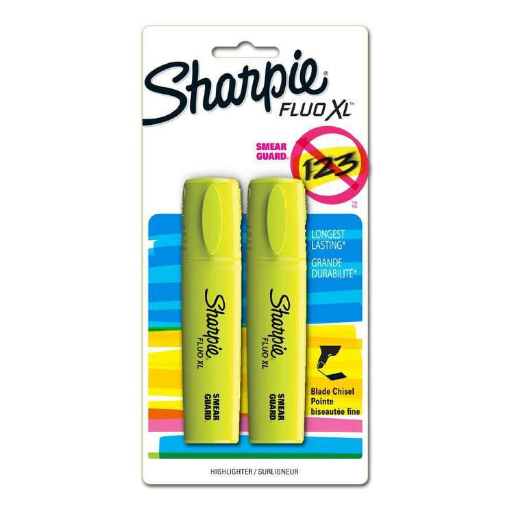 Sharpie Highlighter Yellow 2pk