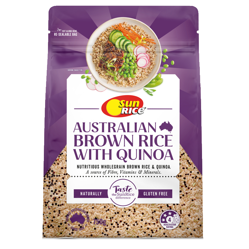 Sunrice Brown Rice with Quinoa 750g