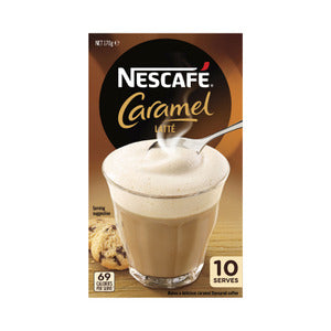 Nescafe Coffee Sachets Caramel Latte 10pk