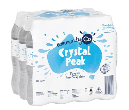 Community Co Lightly Sparkling Water 500ml x 12pk