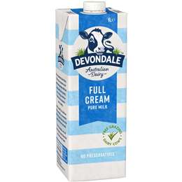 Devondale Long Life Milk Full Cream 1L