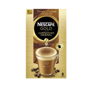 Nescafe Gold Coffee Sachets Cappuccino Original 8pk