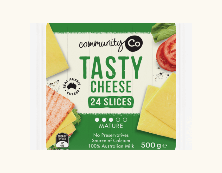 Community Co Tasty Cheese 24 Slices 500g