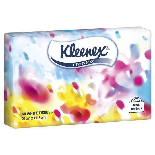 Kleenex Facial Tissues Soft Pack 60pk