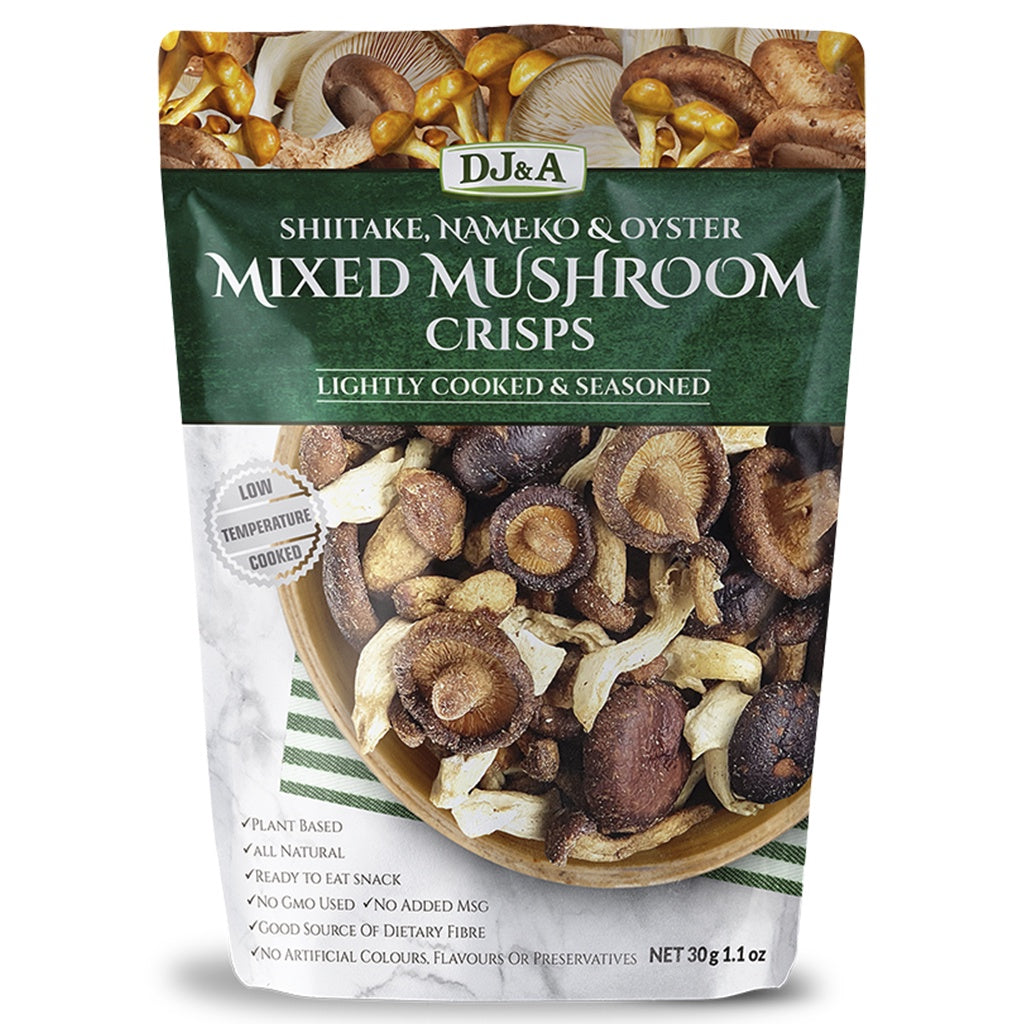 DJ&A Mixed Mushroom Crisps 30g