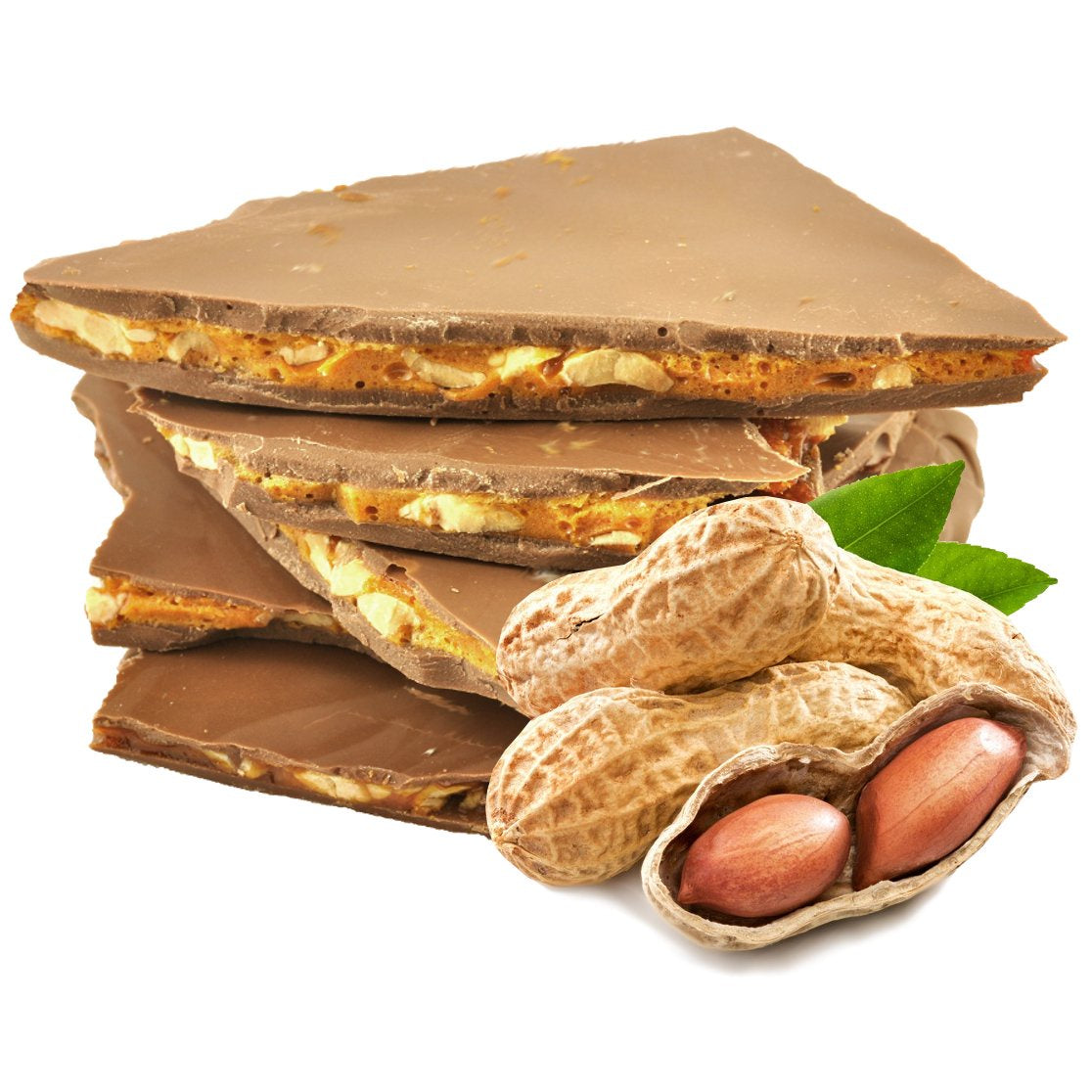 Poppys Peanut Brittle Coated in Milk Chocolate 100g