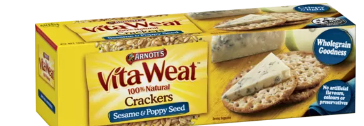 Arnotts Vita-Weat Cracker Sesame Poppy 130g