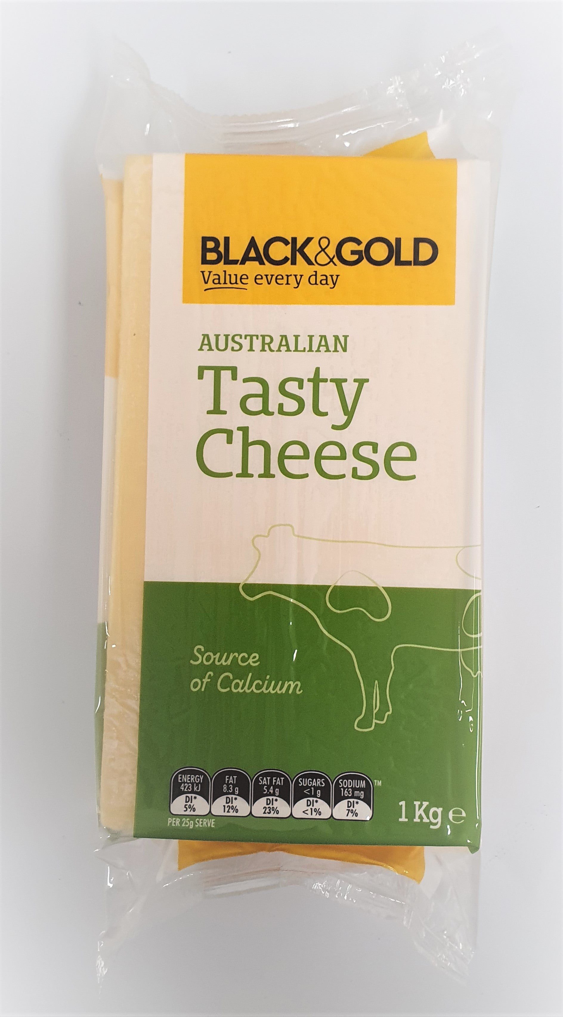 Black & Gold  Cheese Block Tasty 1kg