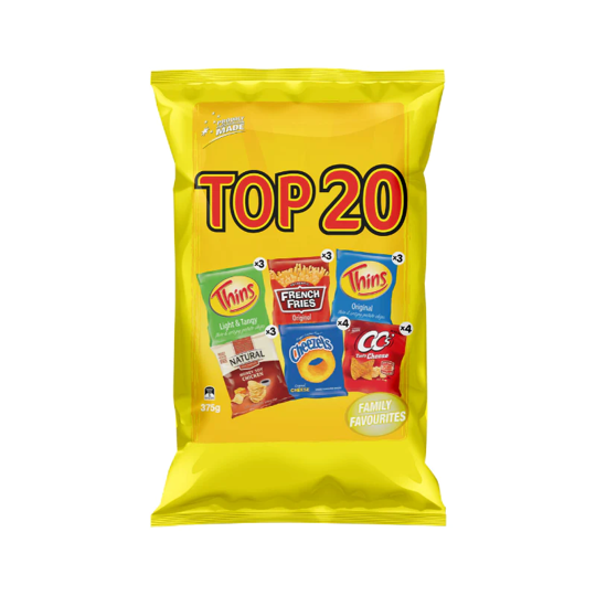 Snack Brands Top 20 Variety 20pk