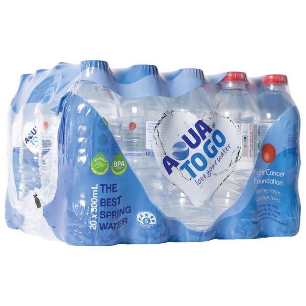 Aqua To Go Spring Water 500ml x 20pk