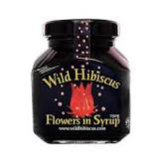 Wild Hibiscus Flowers in Syrup 250g