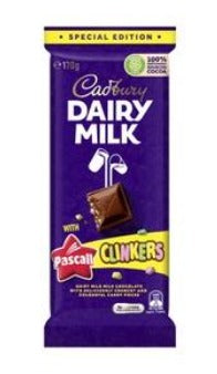 Cadbury Dairy Milk Clinkers Block 180g