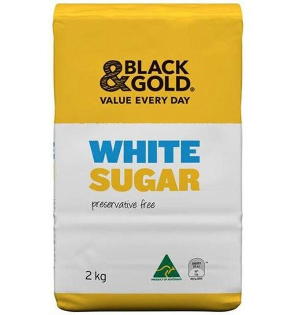 Black & Gold White Sugar 2kg