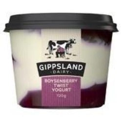Gippsland Dairy Yoghurt Boysenberry Twist 720g
