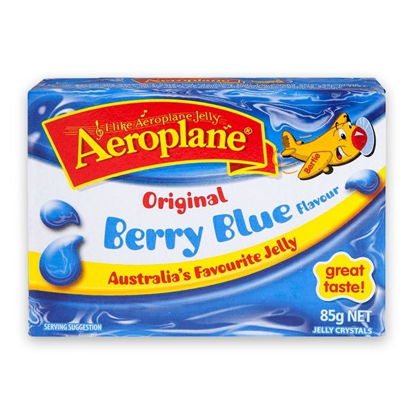 Aeroplane Jelly Crystals Berry Blue 85g