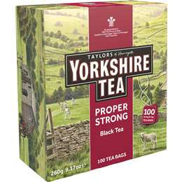 Taylors Yorkshire Tea Bags Extra Strong 100 pk