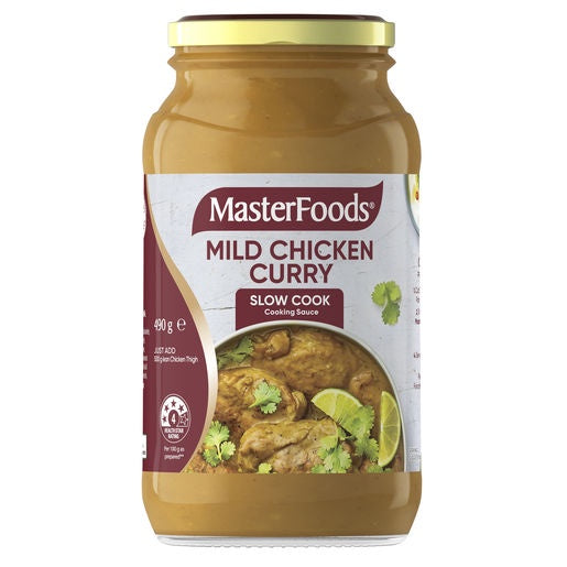 Masterfoods Simmer Sauce Mild Chicken Curry 490g