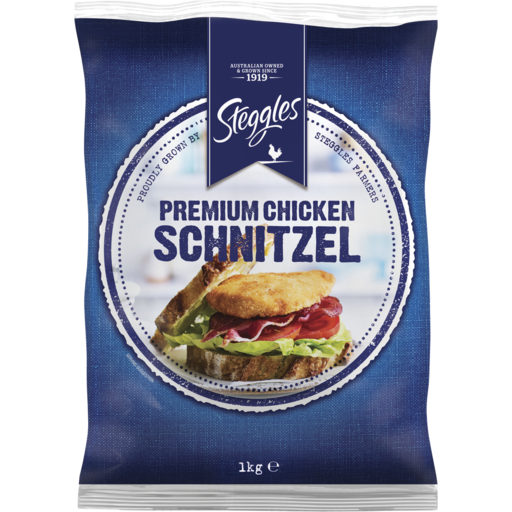 Steggles  Chicken Premium Schnitzel 1kg