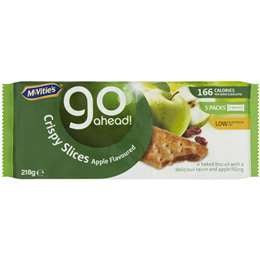 McVities Go Ahead Crispy Apple Slices 218g 5 x 3pk