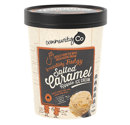 Community Co Ice Cream Salted Caramel 1L