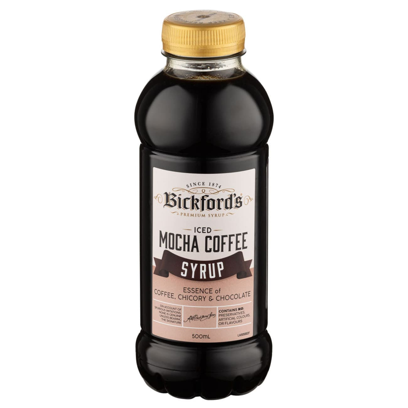 Bickfords Iced Mocha Coffee Syrup 500ml