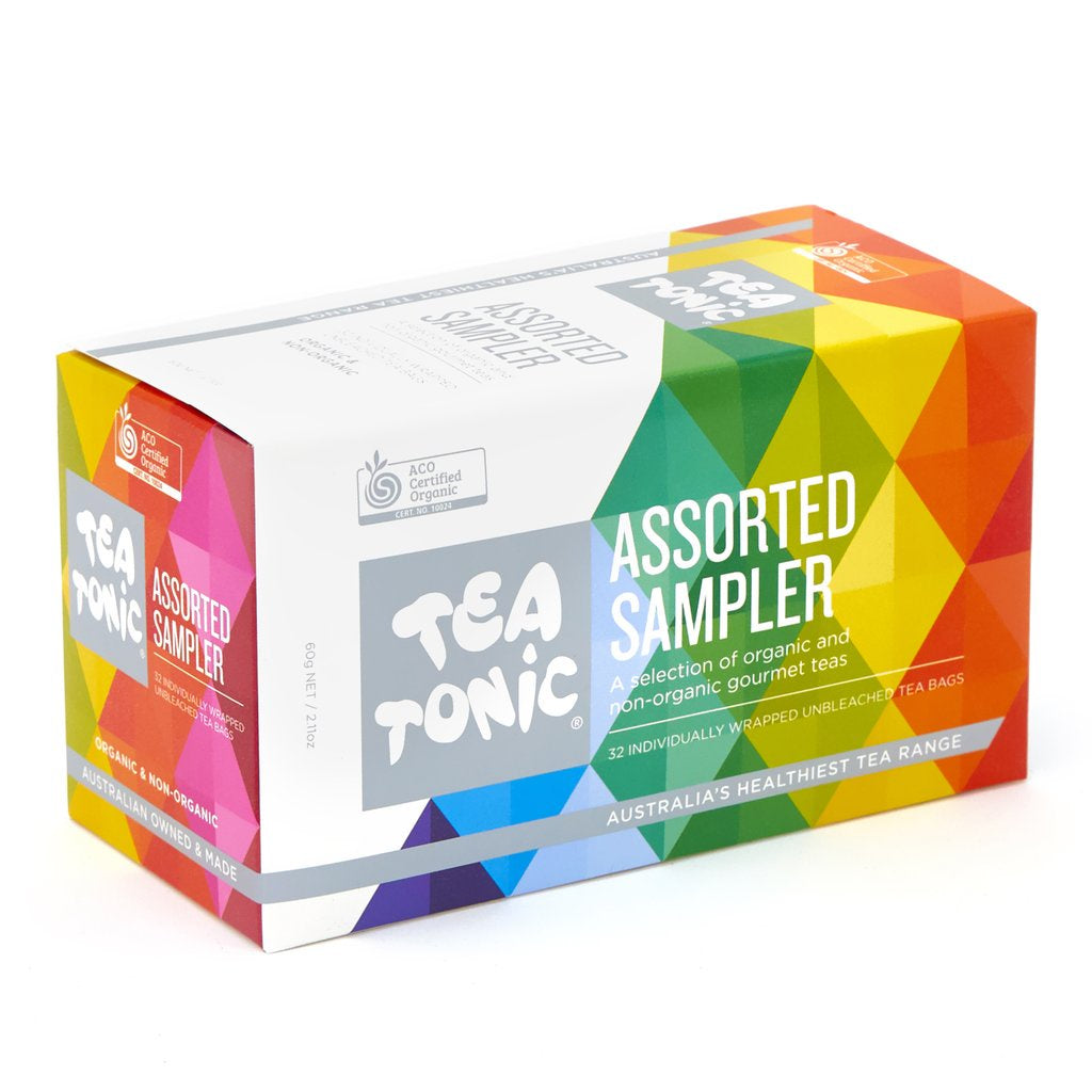 Tea Tonic Sampler Box 32 Teabags