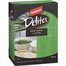 Fantastic Delites Sour Cream & Chives 100g