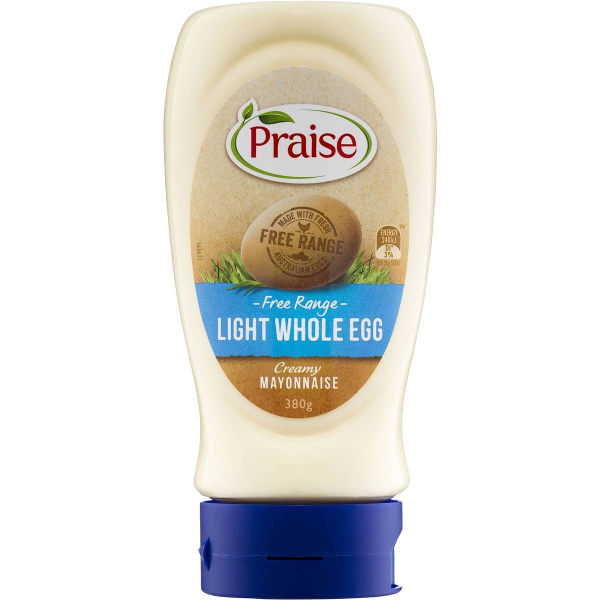 Praise Light Whole Egg Mayonnaise 380g