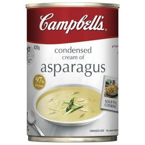 Campbells Condensed Cream Of Asparagus 420g