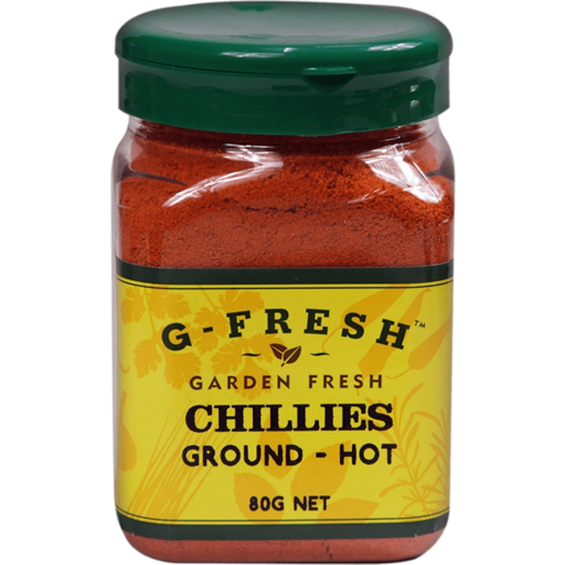 GFresh Chillies Ground Hot 80g