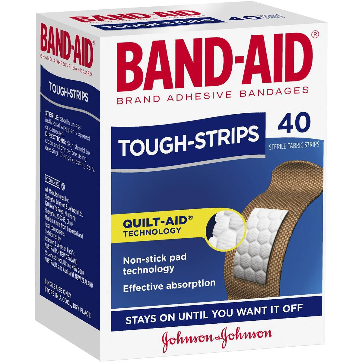 Band Aid Tough Strips 40pk
