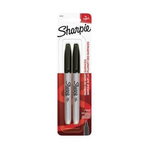 Sharpie Permanent Marker Black 2pk