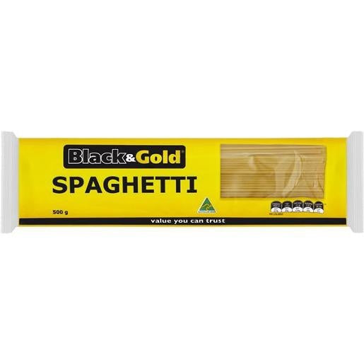 Black & Gold Spaghetti Pasta 500g
