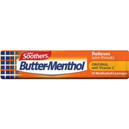 Butter-menthol Throat Lozenge Liquid Centres 10pk