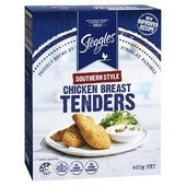 Steggles Chicken Breast Tenders Southern Style 400g