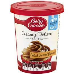 Betty Crocker Creamy Deluxe Frosting Salted Caramel 400g